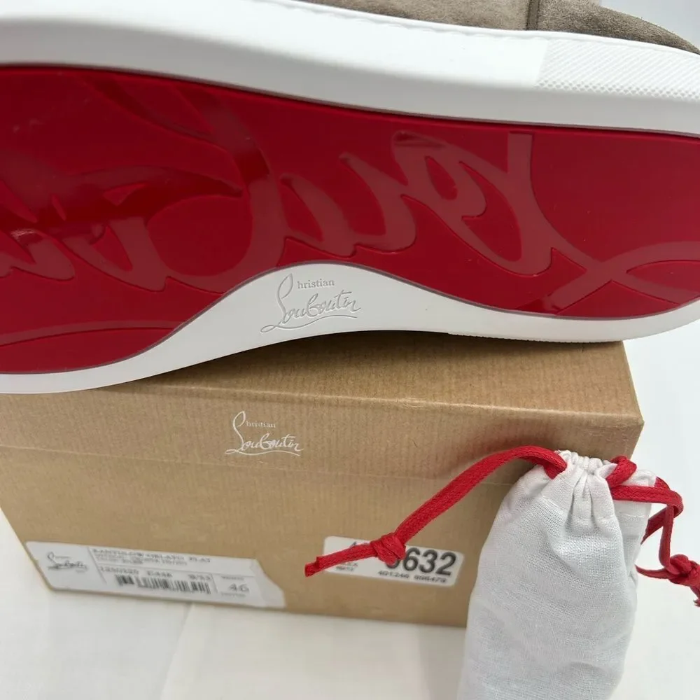 Men's Christian Louboutin Rantulow suede sneakers size 46 made in Italy